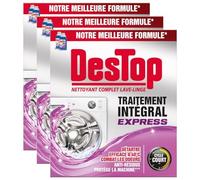 DESTOP Nettoyant Lave-Linge Express, Anti-Calcaire, Anti-Moisissure - Lot de 6 x 2 doses