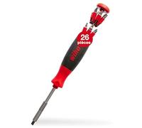 Wiha pour l'électronique et la mécanique de précision, pour l'atelier, VDE Tournevis porte-embouts 1/4\ (6.3 mm)