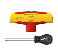 Wiha Tournevis dynamométrique TorqueVario-S T – VDE 5–14 Nm – Électrique – DIN EN ISO 6789
