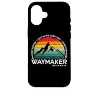 Destressed Way Maker Miracle Worker Light in The Darkness Coque pour iPhone 16