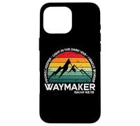 Destressed Way Maker Miracle Worker Light in The Darkness Coque pour iPhone 16 Pro Max
