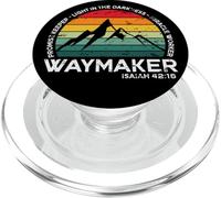 Destressed Way Maker Miracle Worker Light in The Darkness PopSockets PopGrip pour MagSafe