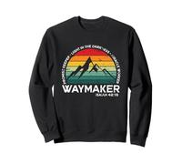 Destressed Way Maker Miracle Worker Light in The Darkness Sweatshirt