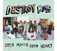 DESTROY BOYS - OPEN MOUTH,OPEN HEART (PURPLE VINYL) VINYL LP NEUF