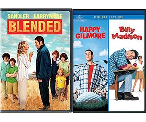 Destroy Golf Go To School Fall in Love Adam Sandler Billy Madison Happy Gilmore DVD + Blended Comedy Triple Feature Bundle Movie Collection Set