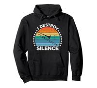 Destroy Silence Brass Instrument Trombone Player Trombonist Sweat à Capuche