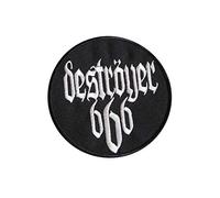 Destroyer 666, Black Metal Death Satan Occult, Thrash Desaster, Auro Noire, Absu, Mayhem, Sodome, Possessed Applique Brodée à repasser