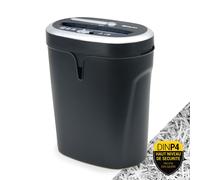 Destructeur De Documents Coupe Croisée 10 Feuilles Cd Dvd Bac De 21l