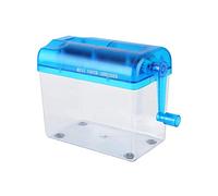 Destructeur de Documents Papier Manuel, Mini Manivelle pour Le Bureau à Domicile, Petite Taille, adapté au Bureau, à L'école ou à la Maison, Facile à Utiliser avec des Tapis