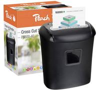 Peach PS500-40 destructeur de papier Destruction croisée 68 dB Noir