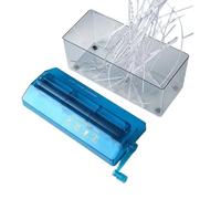 Destructeur De Documents Pour Maison, Compact Manivelle Pour Hacher les Documents, Outil Personnel Pour Détruire le Papier, Article De Papeterie Pour Maison Bureau École Appartement