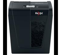 Destructeur de documents Rexel Secure X10 coupe croisée DIN P-4 (4x40mm) 10 feuilles (80g) 68 dB corbeille 18L noir pour usage occasionnel à modéré