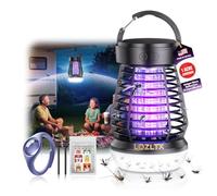 Destructeur de mouches 2026 【US Lab Bionic - 3 fois plus de capture】Tueur de mouches 【AuraCatch à 360° 42 % plus large】Zapper anti-insectes avec design sans fil pour jardin, terrasse, camping