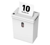 IDEAL Shredcat 8100 CC - Destructeur de Papier 10-12 Feuilles, Niveau de sécurité P-4, Coupe croisée 5x30 mm, 20 litres, Conforme RGPD, Silencieux et Puissant
