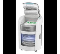 Destructeur de papier Leitz IQ OptiMax Autofeed 150 P5 micro-broyage 2x5mm alimentation automatique 22,5cm 55dB