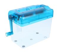 Destructeur de Papier Manuel de Table Bleu Abs Acier Inoxydable