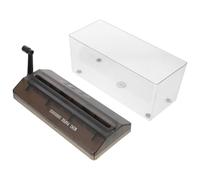 Destructeur de Papier Manuel Portable A4, Mini Broyeur de Bureau Noir | Pp et Acier, Fonctionnement Silencieux à Manivelle, Usage Maison et Bureau