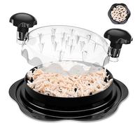 Destructeur de poulet Twist : 2025 Pro Broyeur de viande visible de qualité alimentaire avec base antidérapante solide, poignée ergonomique, broyeur de poitrine de poulet, convient pour le porc, le