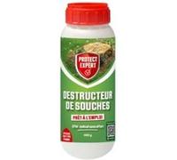 PROTECT EXPERT Déstructeur De Souche - 400g - Poudre A Epandre - Action Rapide - Fabriqué en France PRODSO400