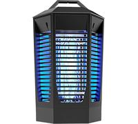 Destructeur d'insectes d'extérieur 30 W avec capteur de lumière du crépuscule à l'aube, 4200 V électrique pour une couverture de 2 300 m²