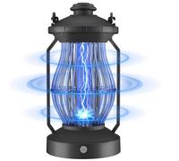 Destructeur d'insectes électrique rechargeable - Piège à insectes USB étanche - 4200 V - Lumière UV non toxique - Pour l'intérieur et l'extérieur