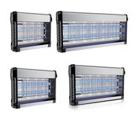 Destructeur d'insectes Répulsif contre les moustiques Destructeur d'insectes électrique 50,80,100,150 m2 Effet Verrouillage Rayons UV, Lampe Moustique, Aluminium, Interrupteur