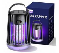 Destructeur d'insectes UV électrique avec solaire et rechargeable par USB, éclairage LED, lampe anti-moustiques pour camping, jardin, chambre à coucher, terrasse, piège à mouches électrique pour