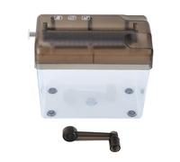 Destructeur Manuel pour Documents et reçus A6, Outil de découpe de Papier de Bureau Portable de 17 x 14,5 x 10 centimètres avec bac Transparent de 1 Litre, Accessoire de Papeterie