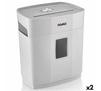 Destructeur pour petits bureaux et bureaux à domicile Papersafe 120 5x18mm 8 feuilles paquet de 2 pièces