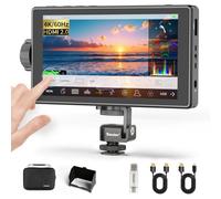Desview Moniteur de champ A5 à écran tactile, 5,5 pouces, 1920 x 1080, Full HD 4K HDMI Vedio avec forme d'onde 3D Lut VectorScope Histogramme Faux Color Peaking Focus, pare-soleil inclus