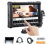 Desview P5II Camera Field Monitor, 5,5 pouces 800nits Haute luminosité Full HD Écran tactile 1920 × 1080 IPS 4K HDMI Field Monitor with HDR 3D LUT Wave Vectorscope False Color for DSLR Camera