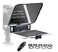 Desview T3 Téléprompteur avec télécommande pour smartphone, tablette, appareil photo reflex numérique, objectif grand angle jusqu'à 11 pouces, application compatible iOS/Android pour l'interview VLOG