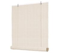 Deswell Store Enrouleur en PE Bambou factice 110l x 210L cm, Beige Facile à Installer Stores enroulables avec Corde pour Maison, intérieur et extérieur Protection Solaire et intimité