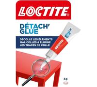 Détach' Glue (Tube De 5 G)-Dissolvant Colle Pour Décoller Les Éléments Mal Collés-Gel Transparent Pour Éliminer Les Traces De Colle-Dissolvant Anti Traces De Colle