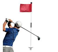 Detachable Golf Green Flagpole - Golf Flags for Putting Green with Hole Cup | Fiberglass Golfs Flag Stick for Lawn, Sandy Field, Portable GolfAccessories for Indoor & Outdoor