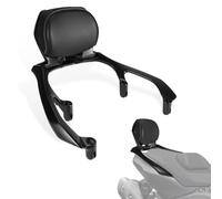 Détachable Moto Dossier pour T-Max Tech Max 560 2022 2023 2024, PSLER Passager Coussin de Dossier de Siège Réglable Pliable Librement Amovible