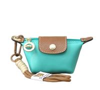 Detachable Nylon Wrist Strap Coin Purse,Mini Nylon Dumpling Bag,Portable Travel Money Bag with Zipper & Keychain (Green 1)