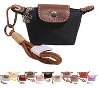 Detachable Nylon Wrist Strap Coin Purse, Mini Nylon Dumpling Bag, Women’s Cute Change Purse Wallet, Decorative Bag