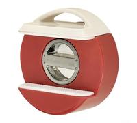 Détachable pour fixateur de parasurtenseur avec base d'aspiration rotative à 360° pour cordon d'extension de fil de rangement 95 mm (rouge)