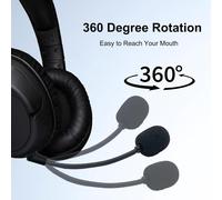 Detachable Replacement Microphone for Kingston for HyperX Cloud Flight S for PS4,Xbox One,PC,Microphone with 3.5mm Jack Light Cutoff Light 16cm
