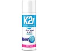 Miror K2r Poudre active - Détachant à Sec - Aérosol (200 mL) - Respecte les textiles blancs et colorés - Tous types de taches