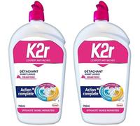 Détachant avant-lavage liquide - K2r - Lot de 2 - Ciblage facile - 750 ml