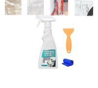 Détachant ciment puissant, dissolvant pour béton et mortier, spray détachant ciment pour voiture, solution et nettoyant pour taches de béton avec chiffon grattoir pour carrelage (1Pcs)