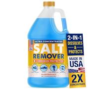 Détachant concentré de sel + protection contre la corrosion - Fabriqué aux États-Unis, sel disparu pour bateaux et voitures, idéal pour les moteurs marins et les moteurs hors-bord, lave le sel loin
