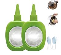 Détachant et dégraissant pour fonds de casseroles - Nettoyant surpuissant pour ustensiles de cuisson: élimine taches de brûlé,résidus noirs et rouille sur casseroles et plaques de cuisson (2Pièce)