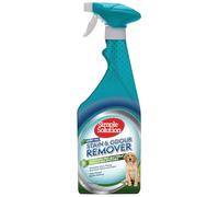 Détachant et éliminateur d'odeurs animaux Simple Solution Spray 750ml | Nettoyant enzymatique contre urine, selles, vomi de chien/chat. Élimine les salissures biologiques en 15 min.