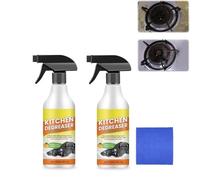 Détachant Pour Cuisinière Et Hotte De Cuisinière, Mousse De Nettoyage Multifonctionnelle Pour Les Taches Tenaces, Nettoyant Pour Four Robuste, Nettoyant Pour Four Et Gril Robuste, Graisse. (2PCS)