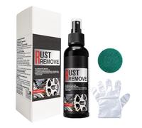 Détachant pour rouille | Nettoyant d'entretien automobile de 120 ml à haute efficacité - Spray pour enlever la rouille des métaux - Pour SUV, berline, véhicule, roue, serrures Po