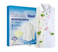 Détachant Pour Tissus - Paquet De 15 Comprimés Effervescents Blanchissants, Traitement Sans Odeur | Nettoyant Pour Vêtements En Coton, Pour Manteau, Chemise, Pantalon, Serviette, Linge, Linge Quotidie