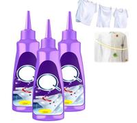 Détachant pour vêtements, nettoyage du linge, chemises blanches, taches tenaces, dégraissant, détachant pour vêtements, spray détachant pour cols (3 pièce)